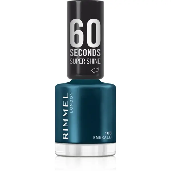 Rimmel 60 Seconds Super Shine lak na nehty odstín 103 Emerald 8 ml