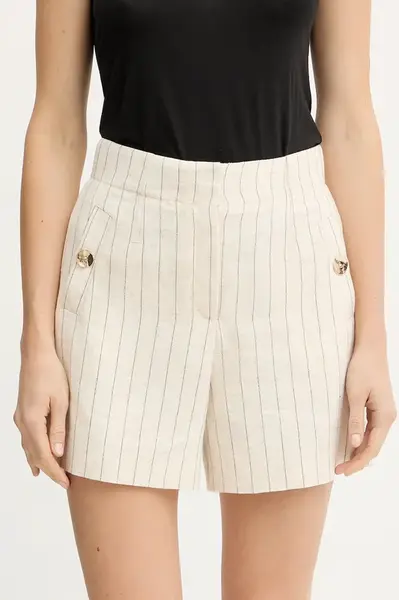 Šortky s příměsí lnu Morgan