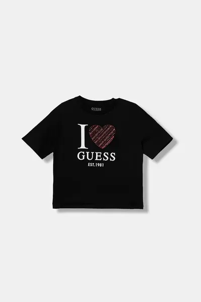 Dětské bavlněné tričko Guess