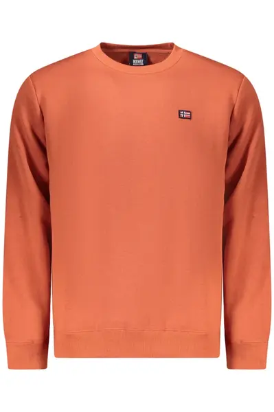 Oranžový pánský svetr