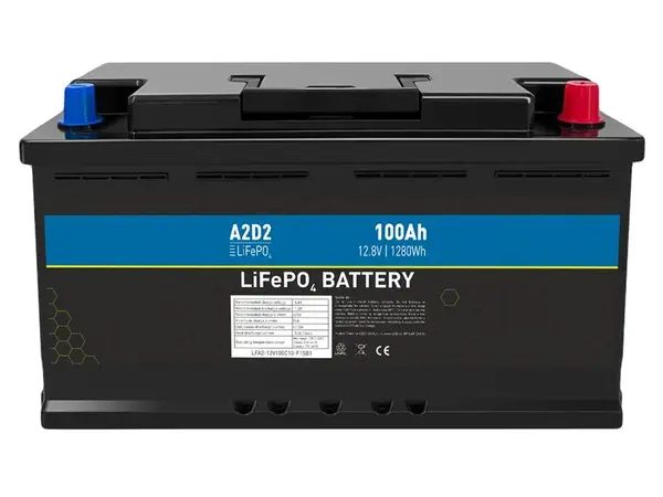 A2d2 baterie lifepo4 12,8 v 100ah f15 car battery case rept cells