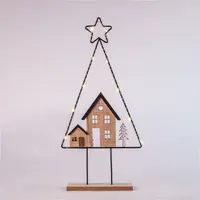 Drátěná dekorace s LED, assort