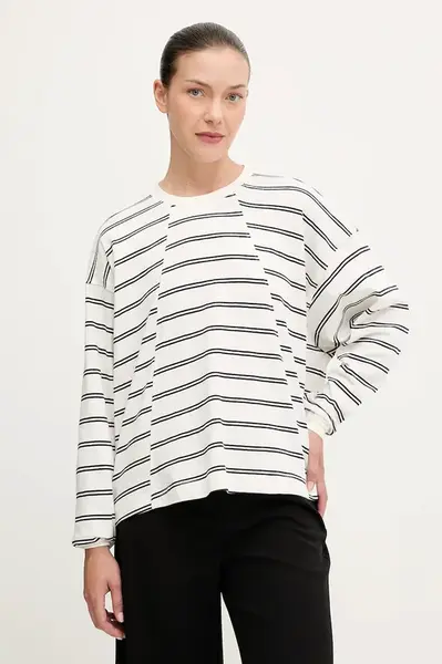 Bavlněné tričko G-Star A line stripe oversized