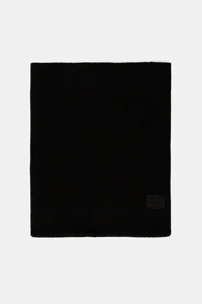 Dětský nákrčník United Colors of Benetton černá barva, 6FEECU00N