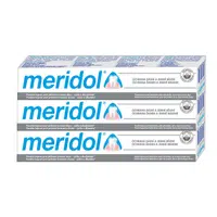 Meridol Zubná pasta s bieliacim účinkom (Gentle White) Tripack 3 x 75 ml