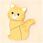BABU - Ručne vyrábané puzzle - Mačička