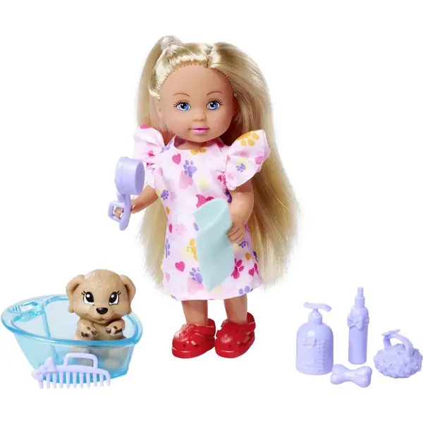 Simba Bábika Evička kúpa psíka 12cm