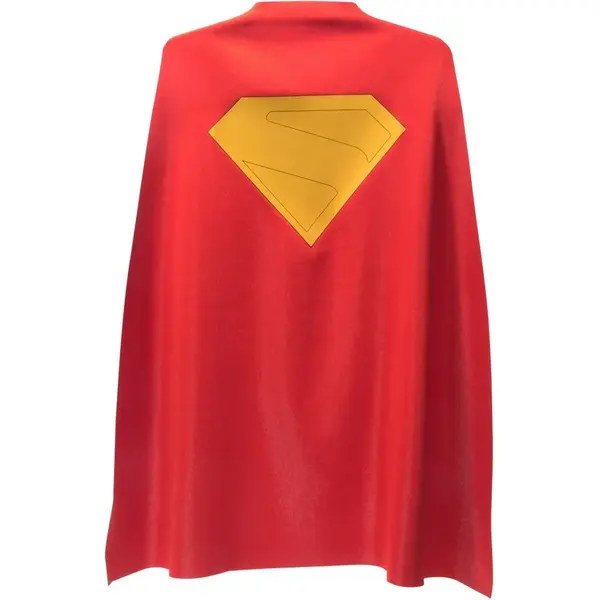 Superman film plášť štít a tyč