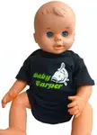 R-spekt body baby carper black - 3-6 mes