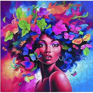 Epee Wooden puzzle Floral Latinčina A2