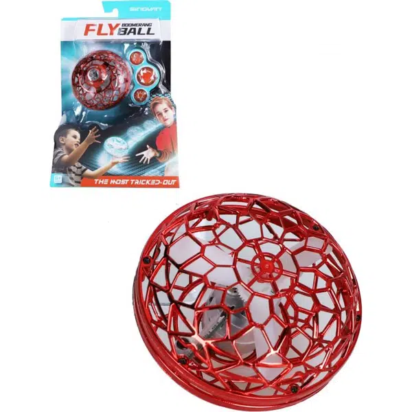 Alltoys Lietajúci spinner Ufo červený