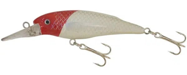 Kamasaki wobler shad červená-biela 8 cm 12 g