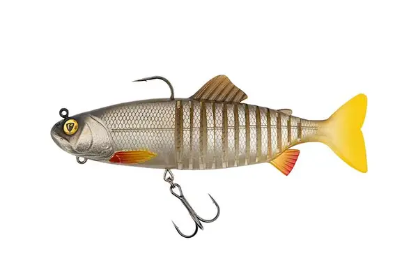 Fox rage gumová nástraha jointed replicant silver ghost - 18 cm 80 g