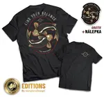 4anglersdesign tričko find your balance - s