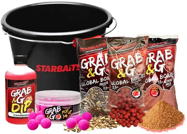 Starbaits akčné vedierko g&g global strawberry jam