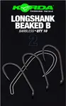Korda háčiky longshank beaked barbless 10 ks - veľkosť 2