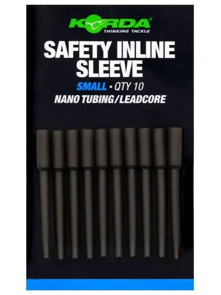 Korda prevleky safety inline sleeve nano tubing/leadcore - small