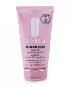 Clinique Čistiaca krémová pena pre mastnú a zmiešanú pleť All About Clean (Rinse-Off Foaming Cleanser) 150 ml