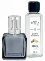 Maison Berger Paris Darčeková sada katalytická lampa Glacon šedá + náplň Pure White Tea 250 ml