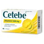 CETEBE Vitamín C 500 mg s postupným uvoľňovaním 30 kapsúl