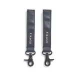 FIKAGO Black univerzálne popruhy na kočík 2 kusy