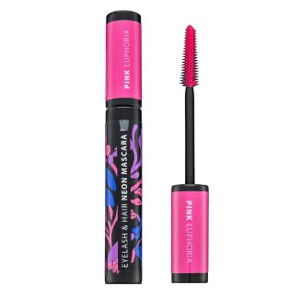 Dermacol Eyelash & Hair Neon Mascara riasenka Pink Euphoria 9 ml