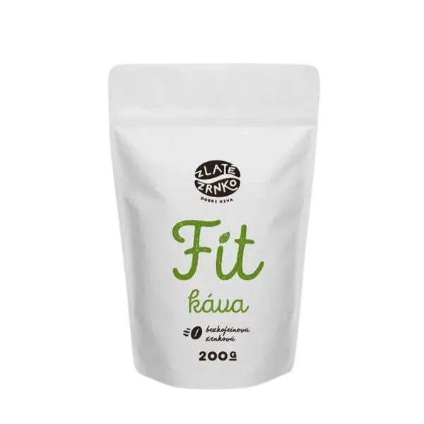 Káva Zlaté Zrnko - FitKáva (Bezkofeínová 100% arabika) 200g