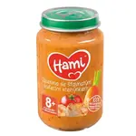 HAMI Zelenina so šťavnatým kuracím stehienkom 200 g 8m+