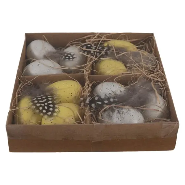 Z-TRADE Kraslice plastové 50 mm v krabičke 12 kusov