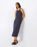 SKFK Dei Dress Navy Violet 38
