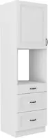 Vysoká skříňka pro vestavnou troubu Stilo 60 DPS-210 3S 1F - Premium Box Barva korpusu: Bílá, Barva dvířek: Bílá