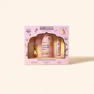 Delhicious Magic Moisture Gift Set sada péče o tělo a pleť 3 ks