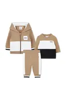 Kojenecká sada BOSS hnědá barva, J52533