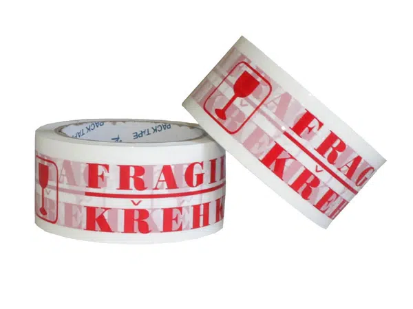 6 ks - Páska samolepiaca PP 50x66 tlač FRAGILE - Křehké
