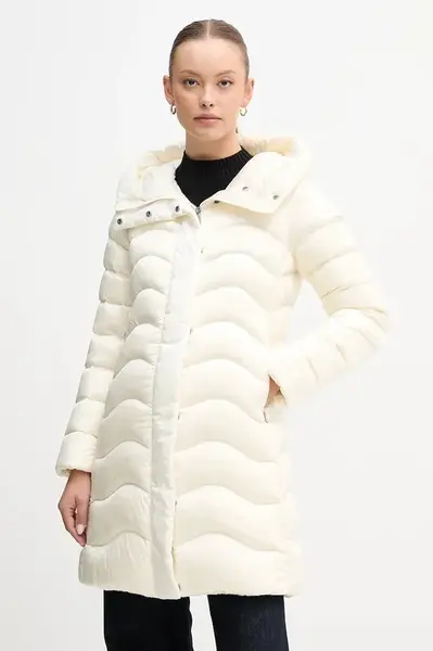 Péřová bunda Hetrego EMU béžová barva, zimní, 8P603