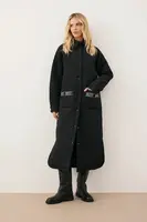 Bunda Bizuu MAREVIA černá barva, přechodná, oversize, MAREVIA BLACK