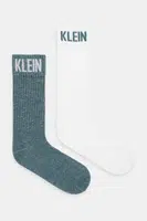 Ponožky Calvin Klein Jeans 2-pack zelená barva, 701235978