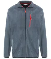 Pri Men's classic warm fleece zip-up sweatshirt