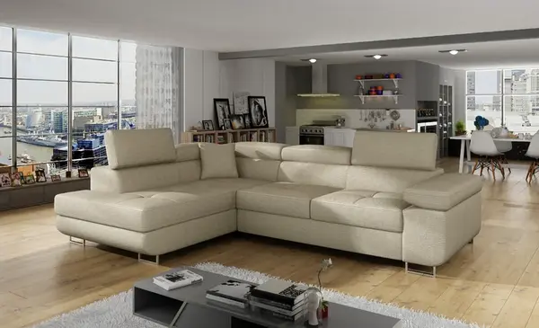 Rohová sedací souprava Anton Provedení: Levá varianta, látka: Jarell 18