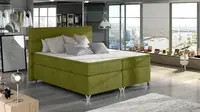 Boxspring Amadeo Rozměr: 180 x 200 cm, látka: Riviera 36, Varianta: Bez LED osvětlení