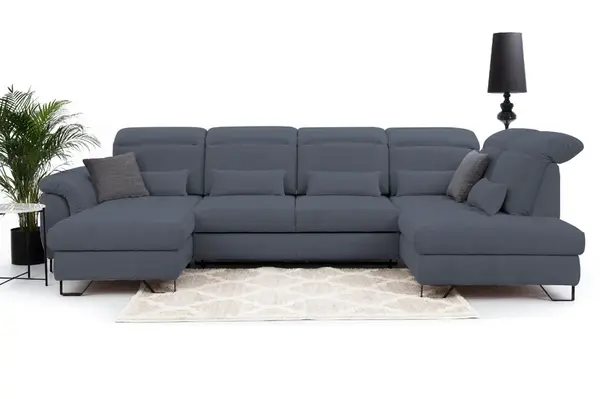 Sedací souprava Giovani do U - látka Urban Provedení: Levá U, Nožičky: Nožičky kovové - chrom, látka: Urban 6