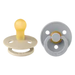 BIBS Colour cumlíky z prírodného kaučuku 2 ks - veľkosť 1, vanilla/cloud