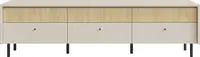 Televizní stolek Malta ML8 Barva korpusu + barva dveří: Pískově béžová / Dub olejovaný