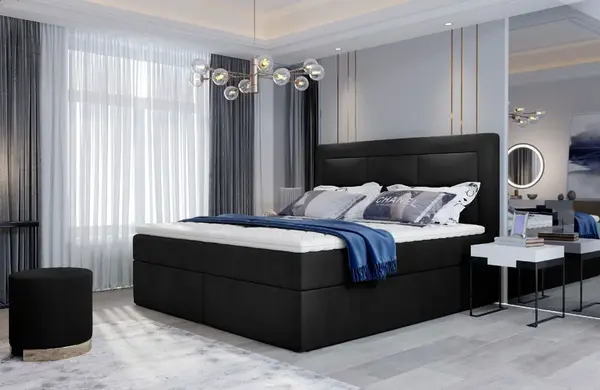 Boxspring Vivre Rozměr: 160 x 200 cm, látka: MatVelvet 99