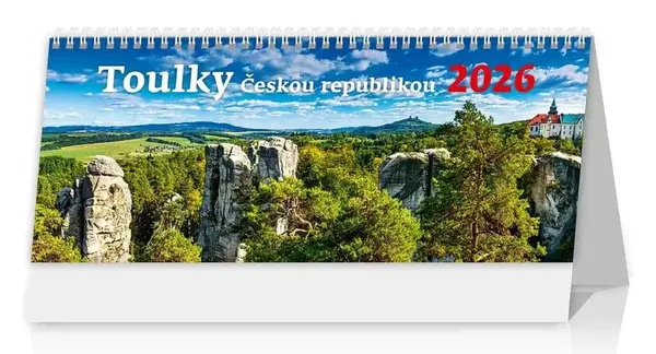 Toulky Českou republikou 2026 - stolní kalendář
