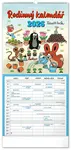 Rodinný plánovací kalendář Krteček 2026 - nástěnný kalendář