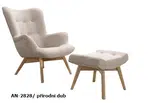 Křeslo Pik 2828 a podnožka Provedení: Křeslo + podnožka, Nožičky: Wenge, látka: AN 2828