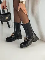 Botki damskie NIGHTWALK czarne Dstreet