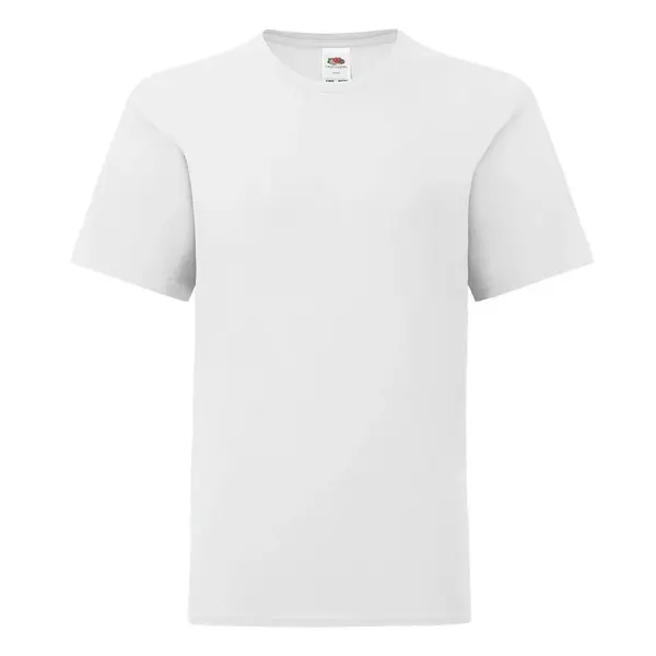 White children's t-shirt in combed cotton Fruit of the Loom