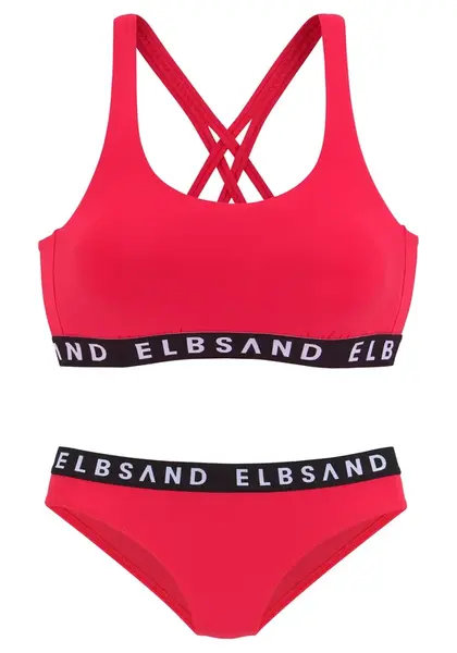Elbsand Bikiny  červená / čierna / biela